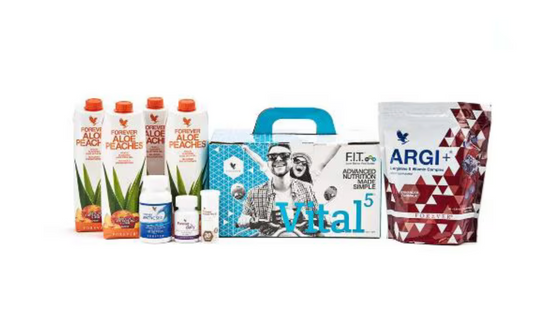 Vital5® Forever Aloe Peaches | Complete Daily Nutrition for Energy & Immunity