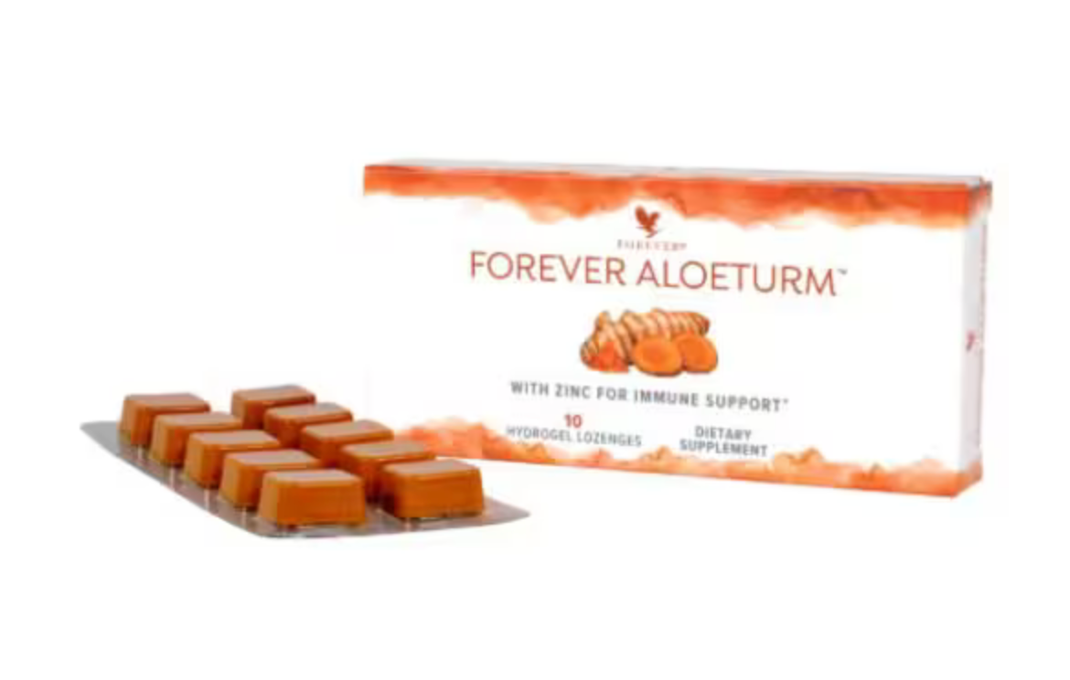 Forever AloeTurm™ - Mint-Flavored Turmeric & Zinc Lozenges