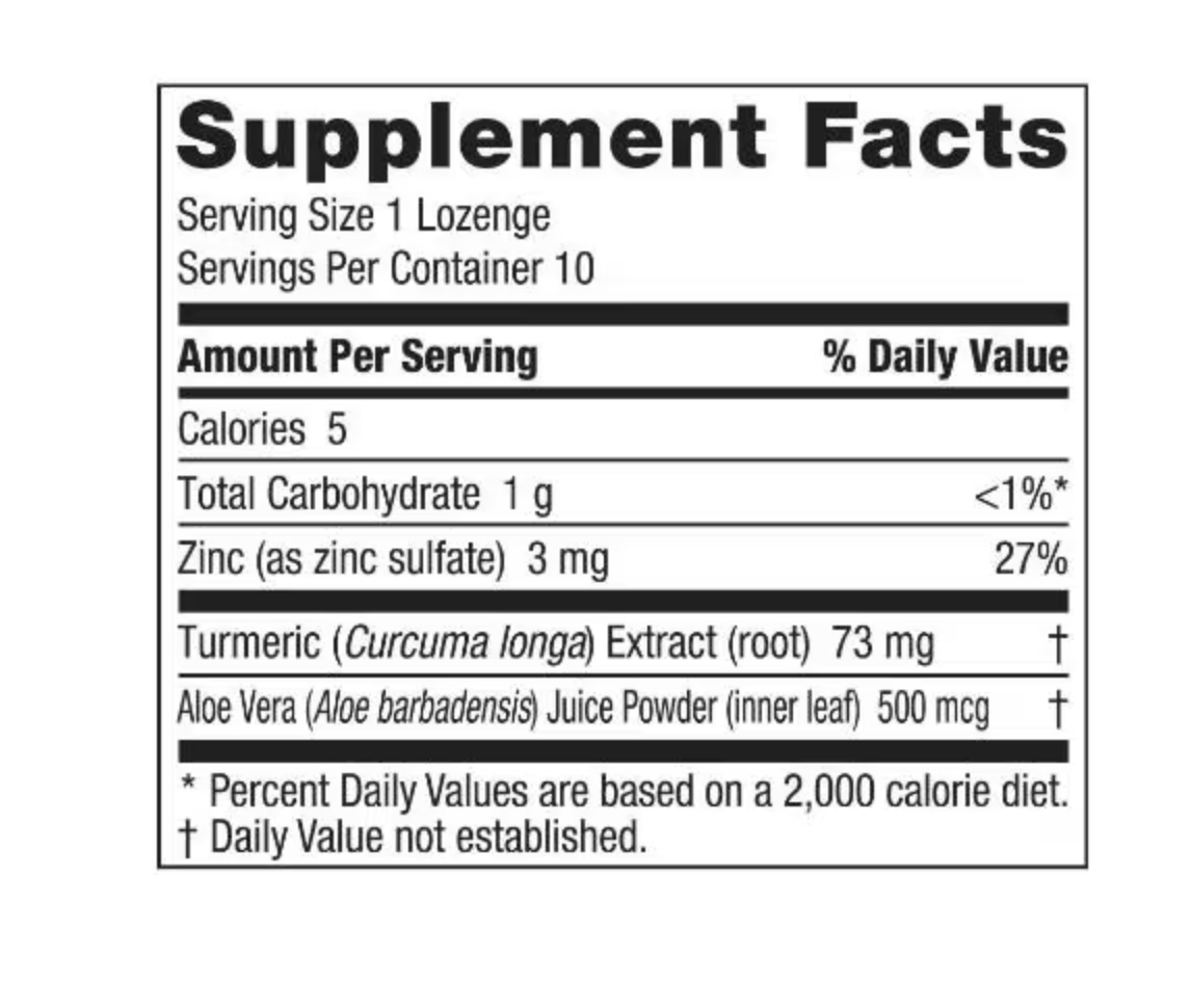 Forever AloeTurm™ - Mint-Flavored Turmeric & Zinc Lozenges